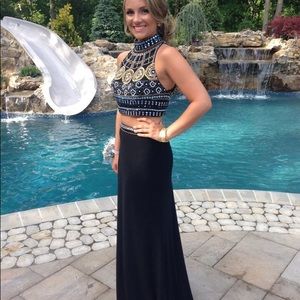 Sherri hill two piece evening dress